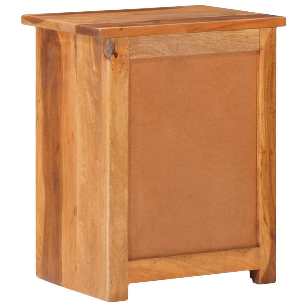 natbord 40x30x50 cm massivt træ