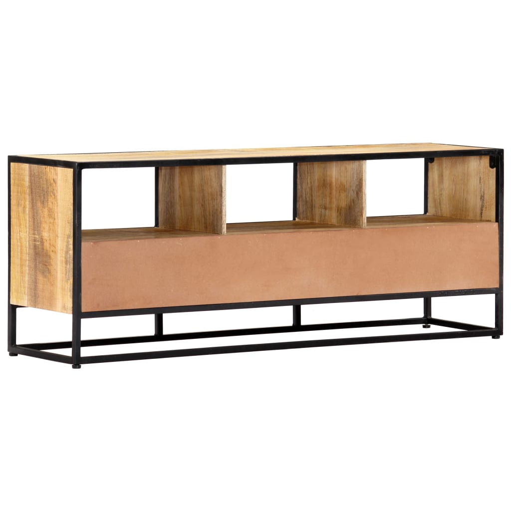 tv-skab 120x30x45 cm massivt mangotræ