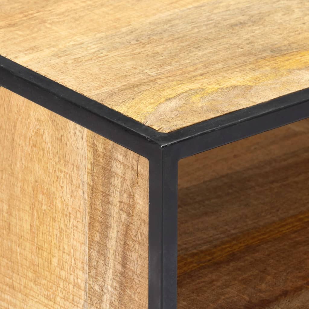 tv-skab 120x30x45 cm massivt mangotræ