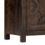 skænk med udskåret design 110x35x70 cm massivt mangotræ