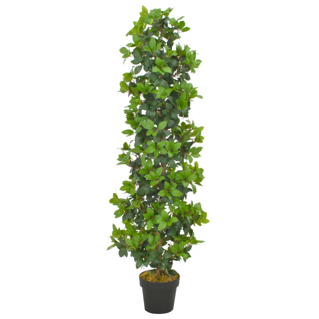 kunstig plante laurbærtræ med urtepotte grøn 150 cm