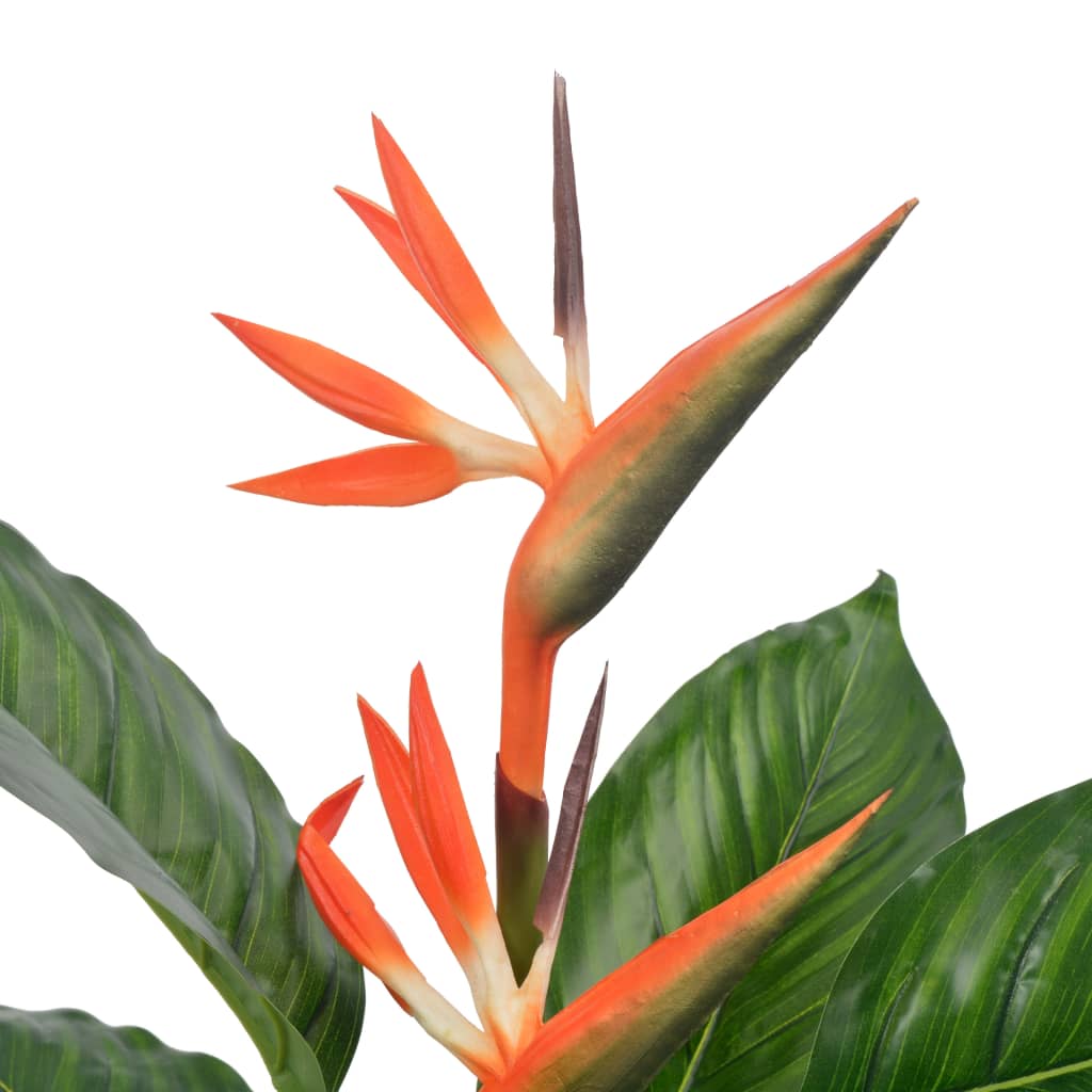 kunstig strelitzia med potte 100 cm rød