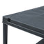 opbevaringsreol plastik 125 kg 60 x 30 x 180 cm sort
