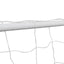 fodboldmål 2 stk. med net 182x61x122 cm stål hvid