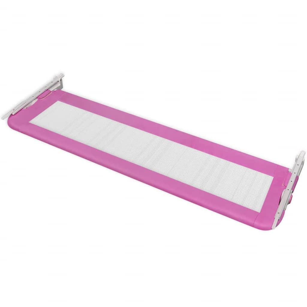 sengehest til børn 2 stk. 150 x 42 cm pink