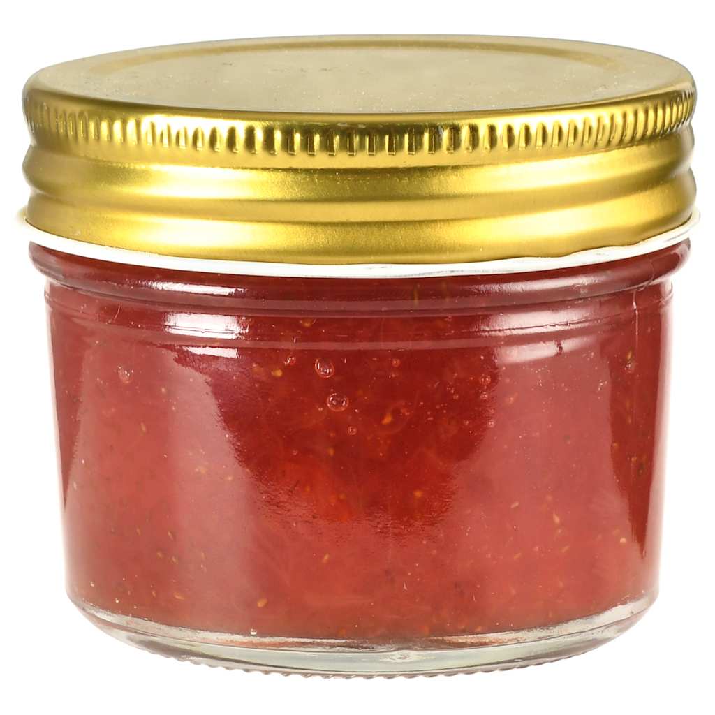 syltetøjsglas 24 stk. med guldfarvet låg 110 ml