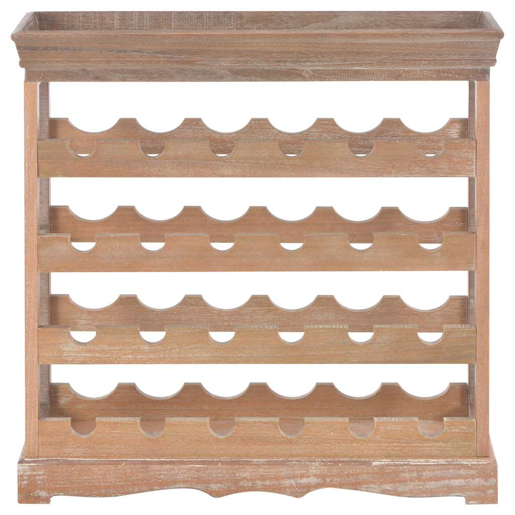 vinskab 70 x 22,5 x 70,5 cm MDF brun