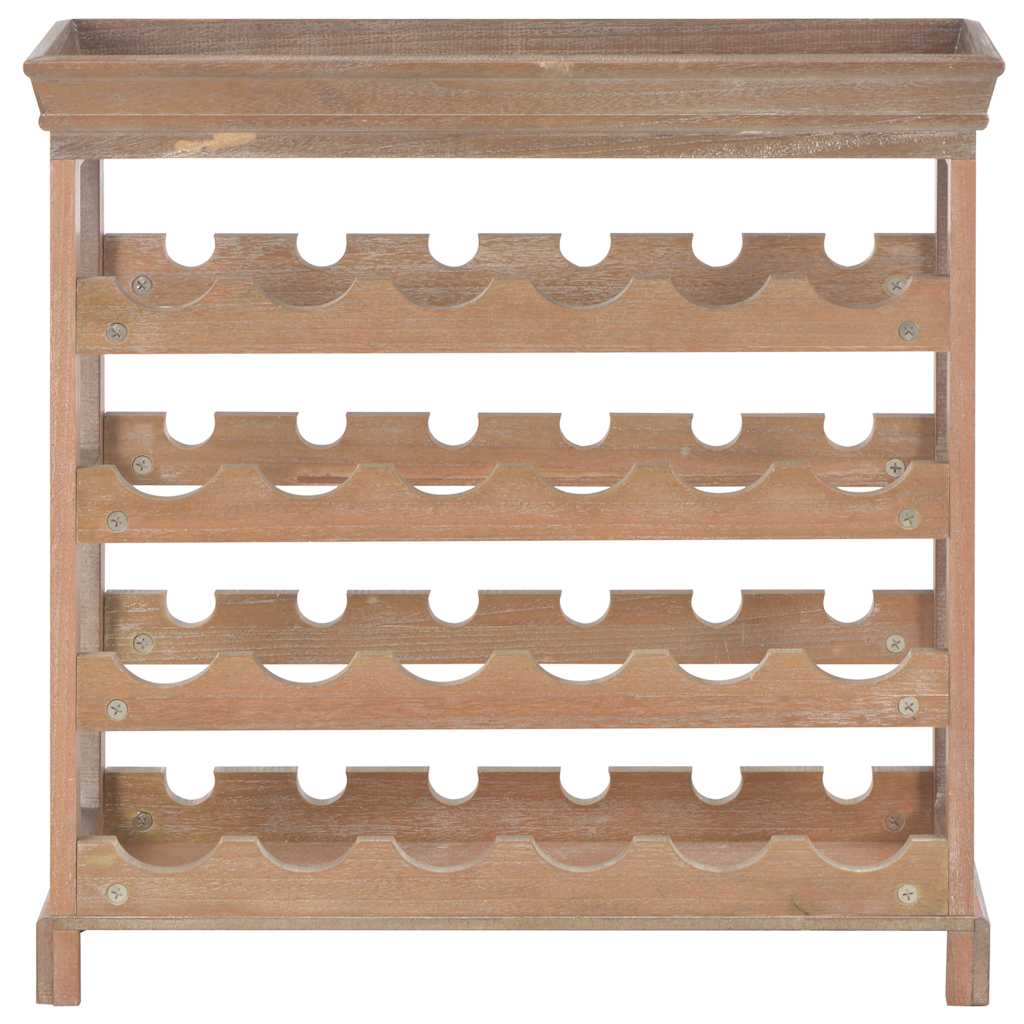 vinskab 70 x 22,5 x 70,5 cm MDF brun