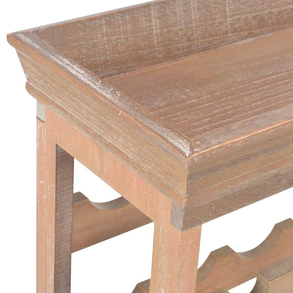 vinskab 70 x 22,5 x 70,5 cm MDF brun