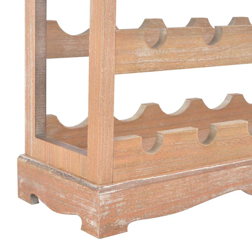 vinskab 70 x 22,5 x 70,5 cm MDF brun