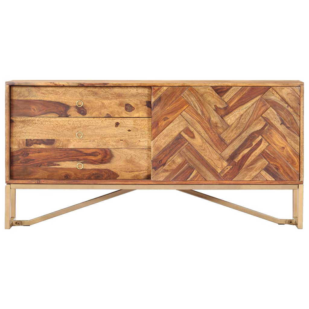 skænk 118 x 30 x 60 cm massivt akacietræ