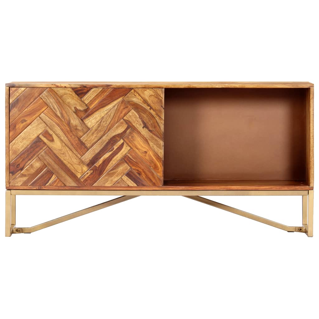 skænk 118 x 30 x 60 cm massivt akacietræ