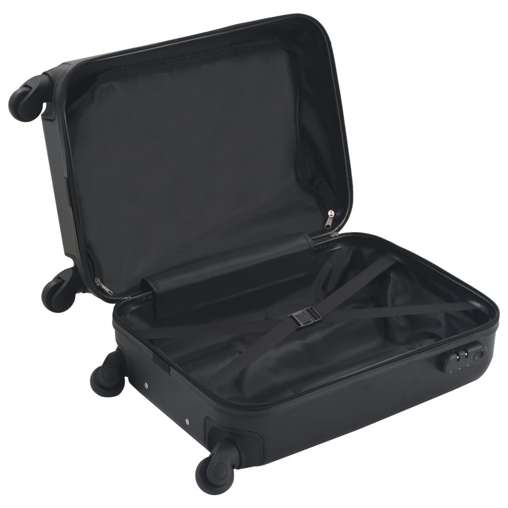 hardcase-kuffert ABS sort