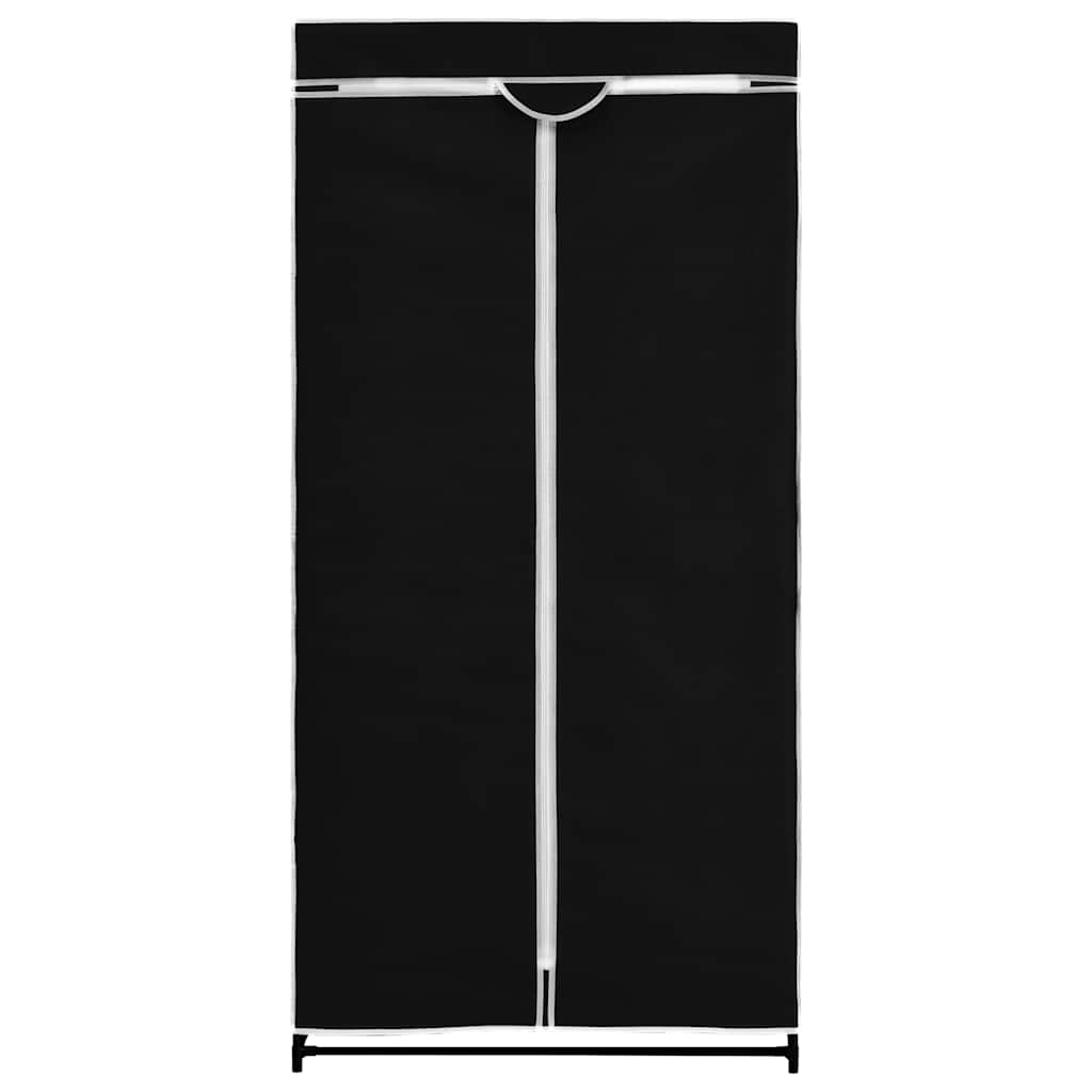klædeskab 75 x 50 x 160 cm sort