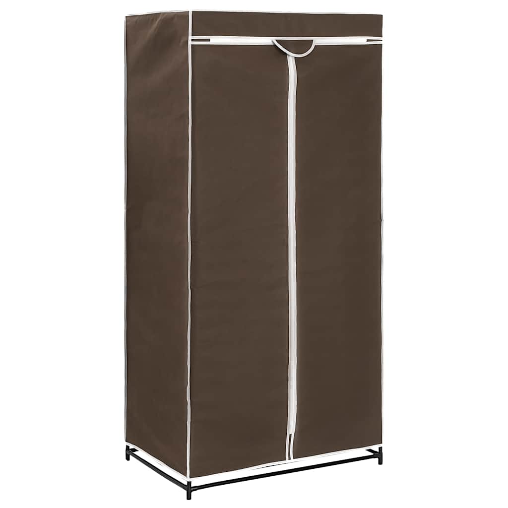 klædeskab 75 x 50 x 160 cm brun