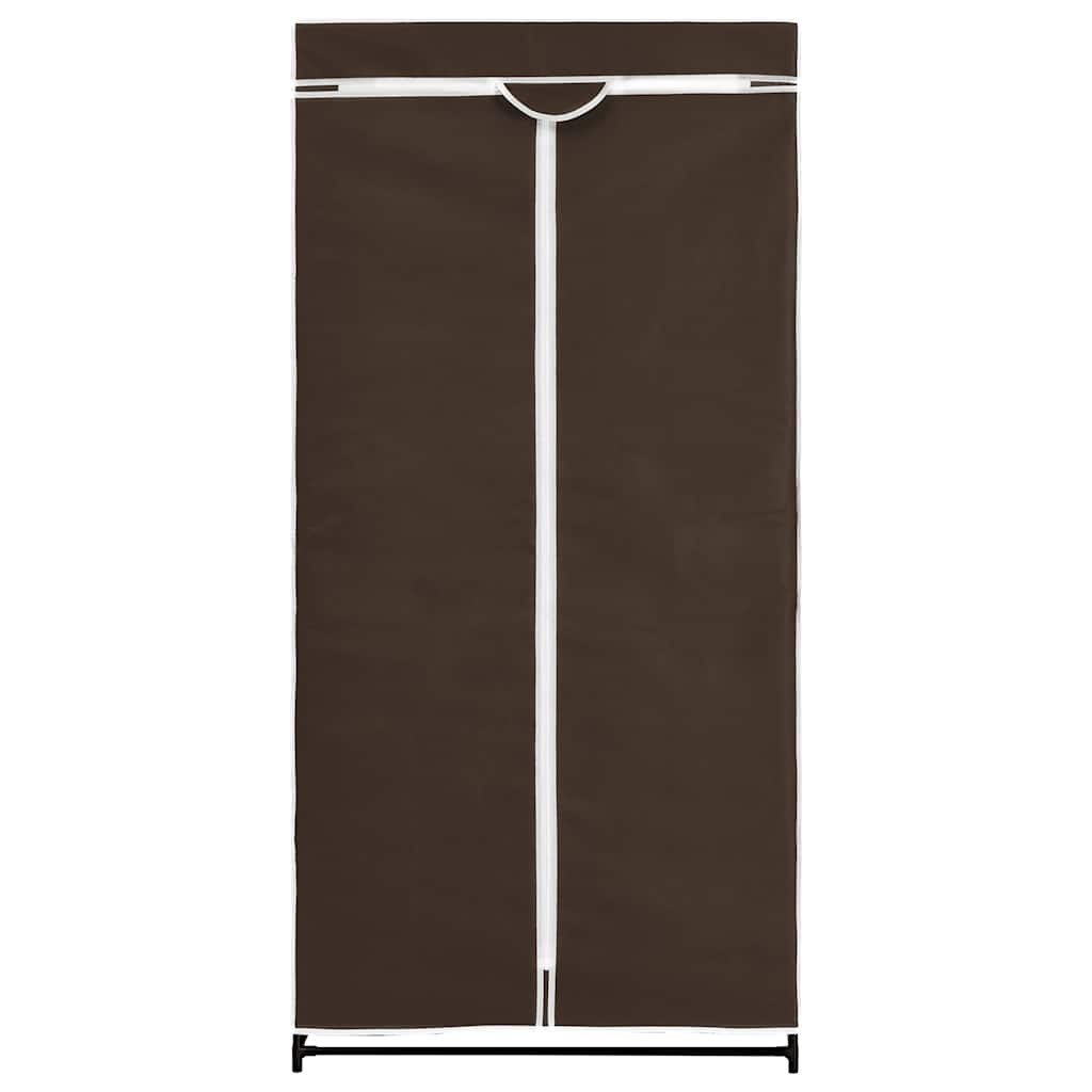 klædeskab 75 x 50 x 160 cm brun