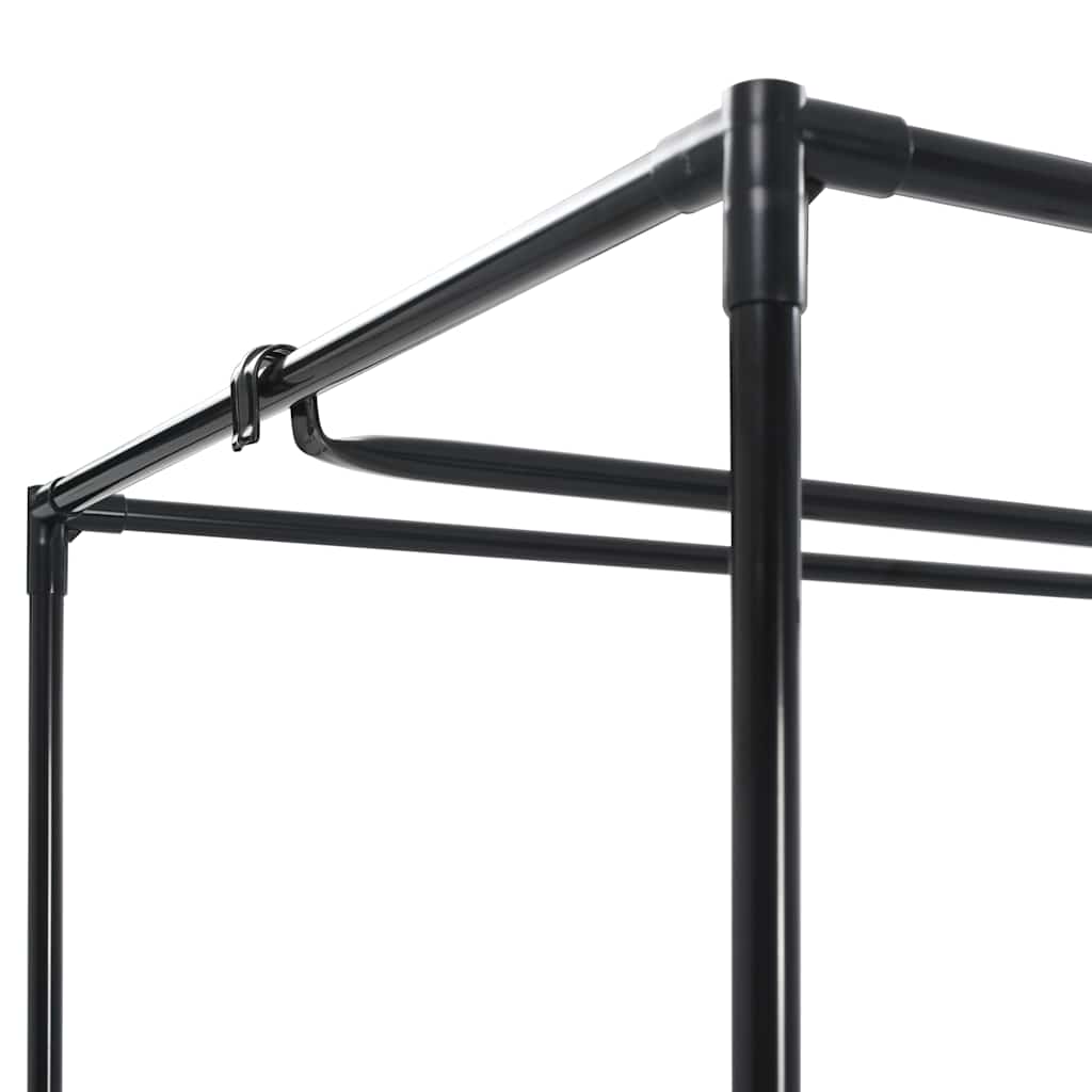 klædeskab 75 x 50 x 160 cm grå