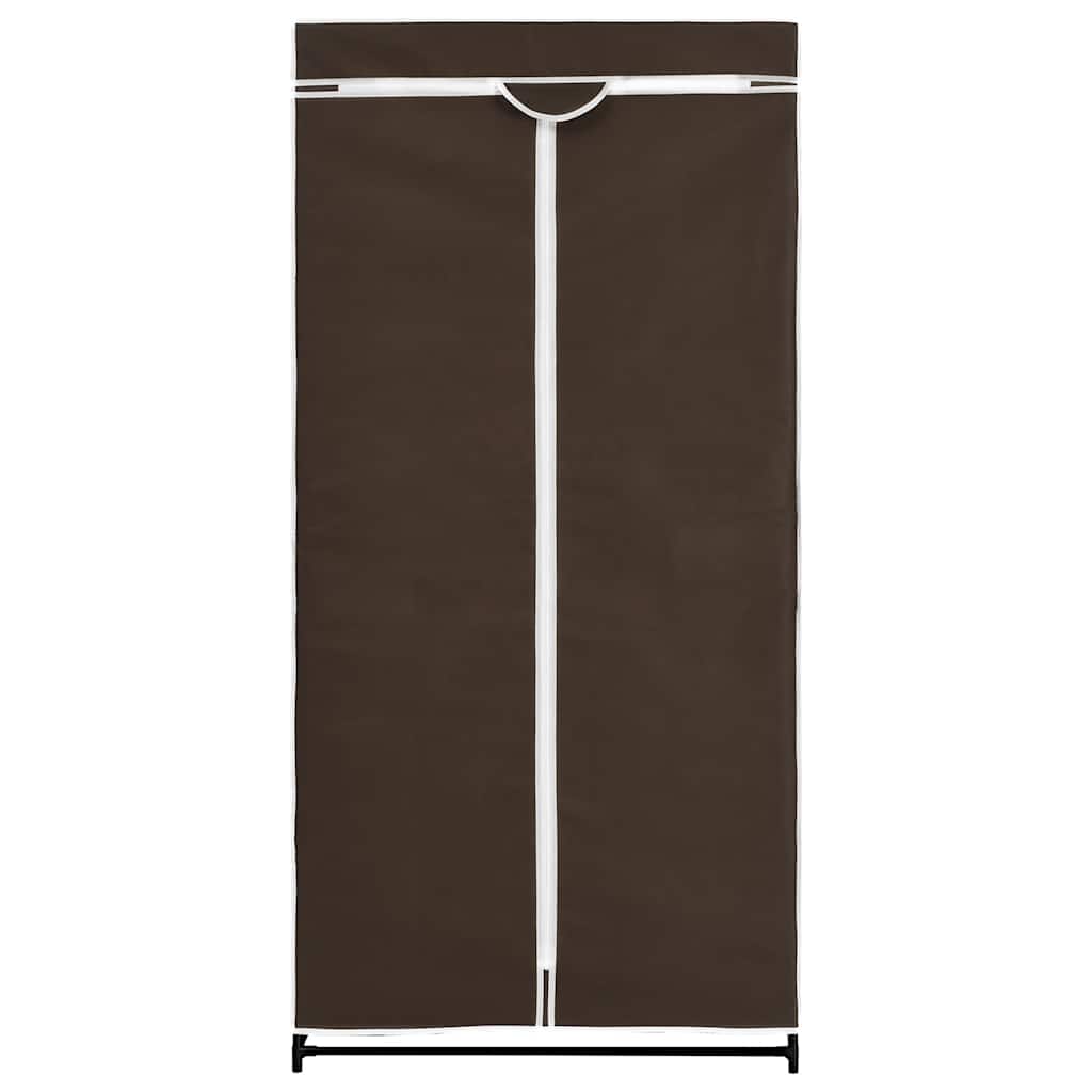 klædeskab 2 stk. 75 x 50 x 160 cm brun