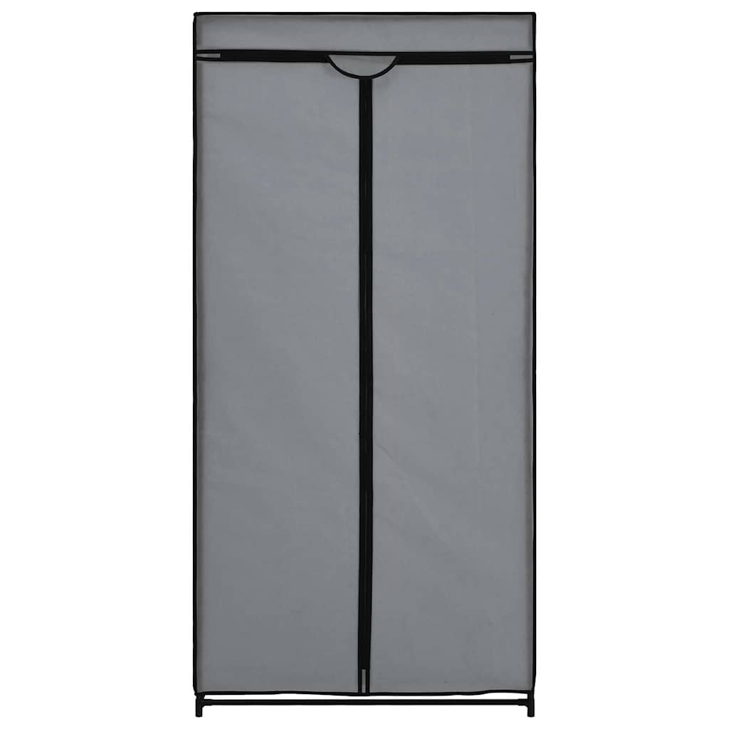 klædeskab 2 stk. 75 x 50 x 160 cm grå