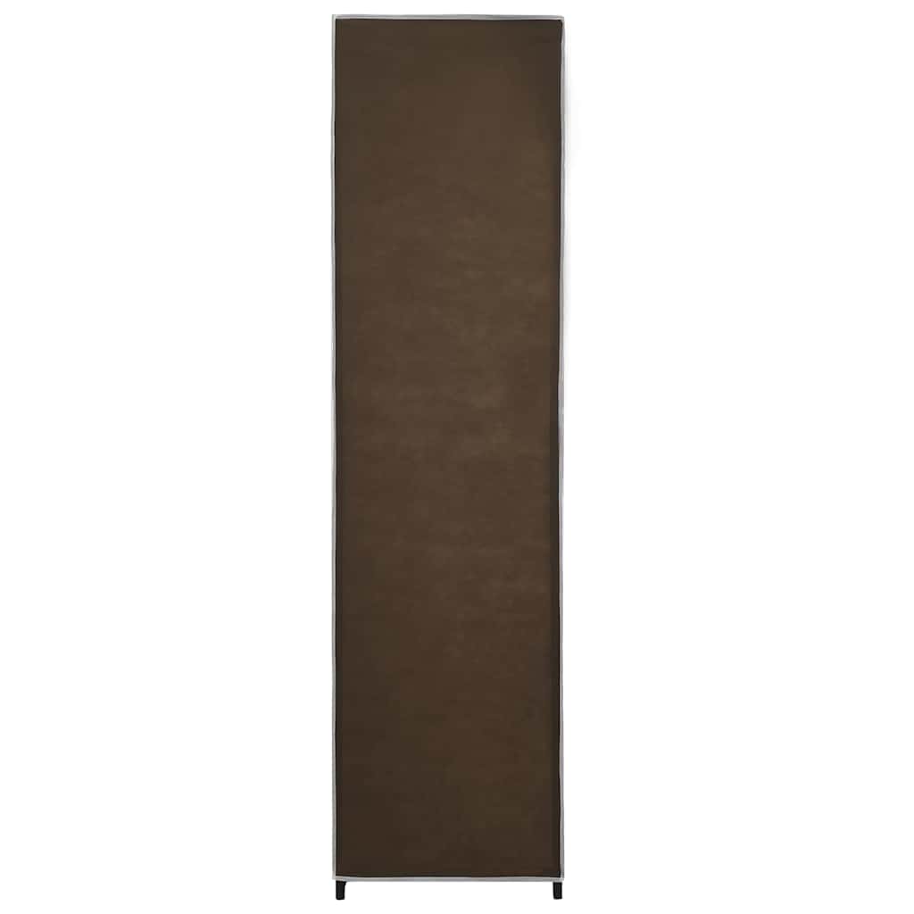 klædeskab med 4 rum 175 x 45 x 170 cm brun