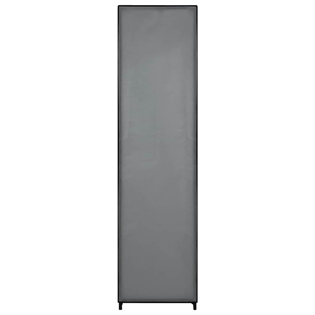 klædeskab med 4 rum 175 x 45 x 170 cm grå