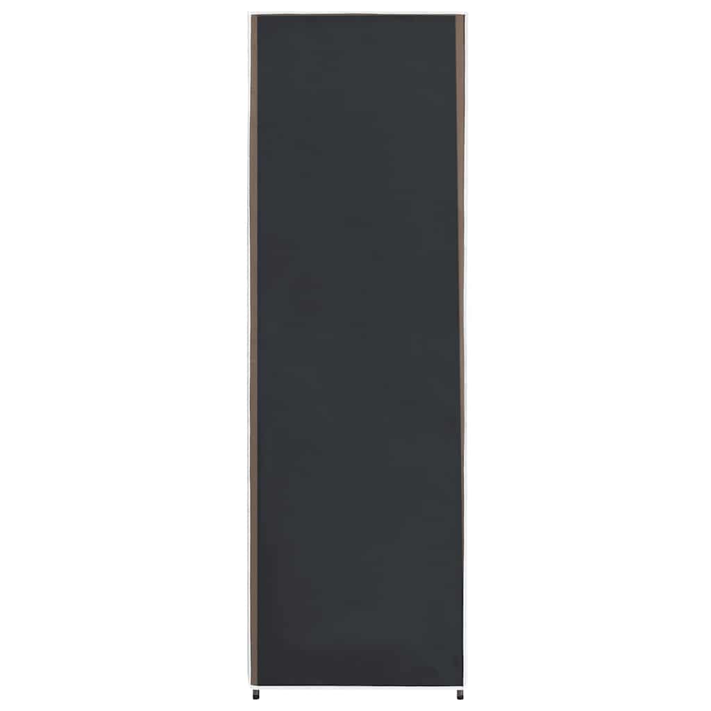 klædeskab 87 x 49 x 159 cm stof sort