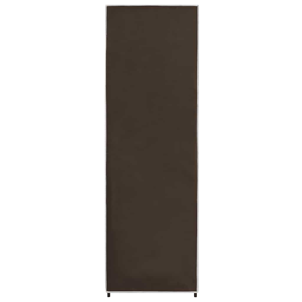 klædeskab 87 x 49 x 159 cm stof brun
