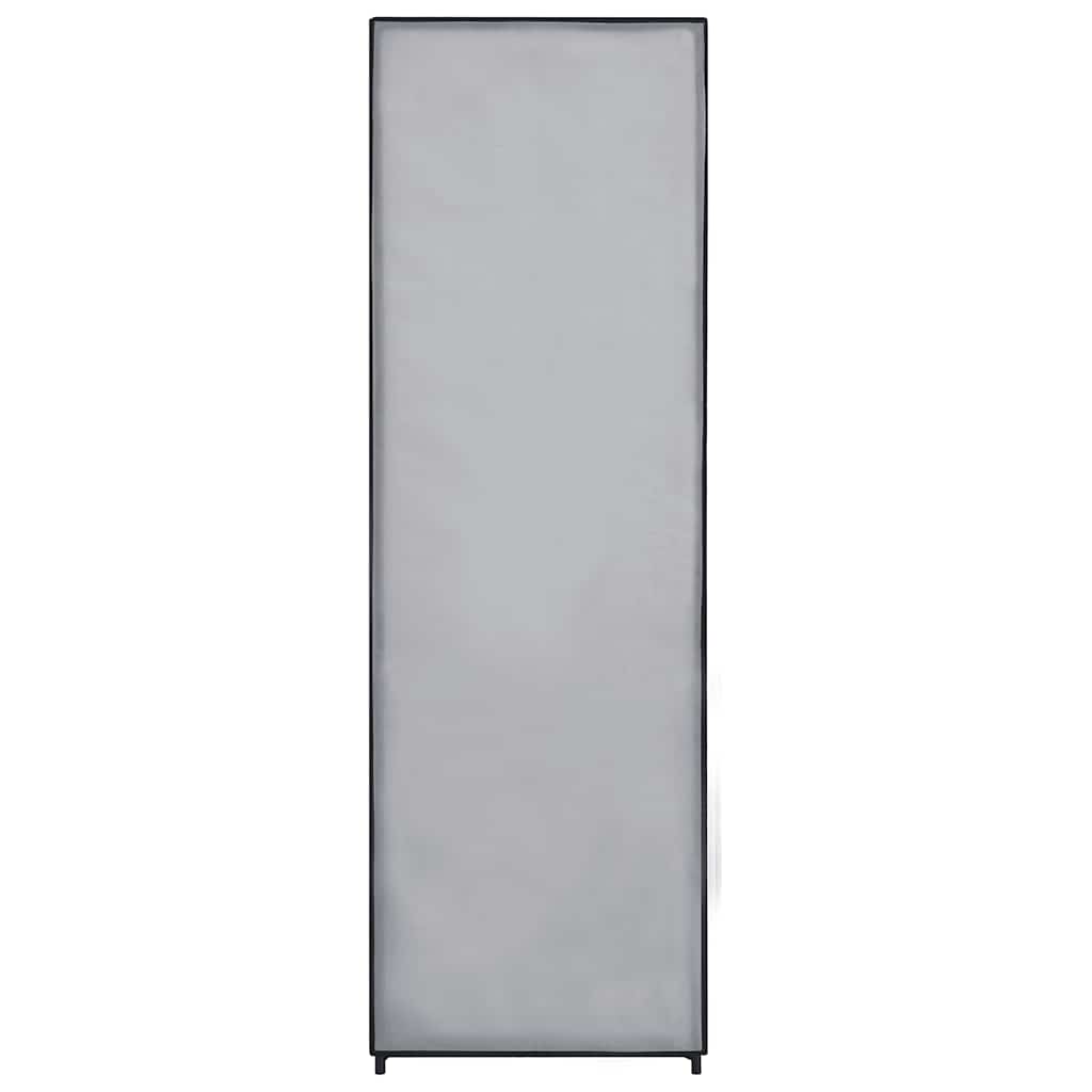 klædeskab 87 x 49 x 159 cm stof grå