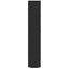 skoskab 60 x 30 x 166 cm stof sort