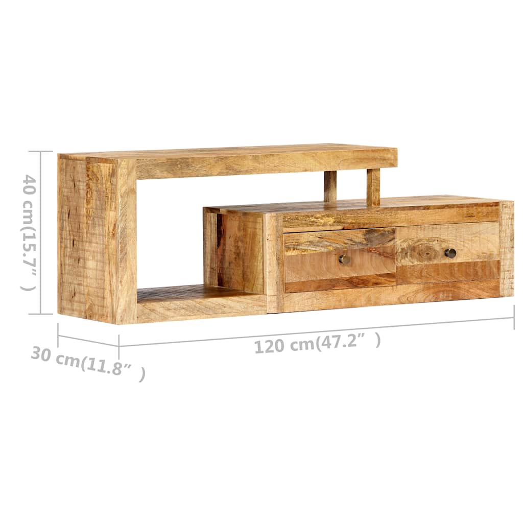 tv-skab 120x30x40 cm ru mangotræ