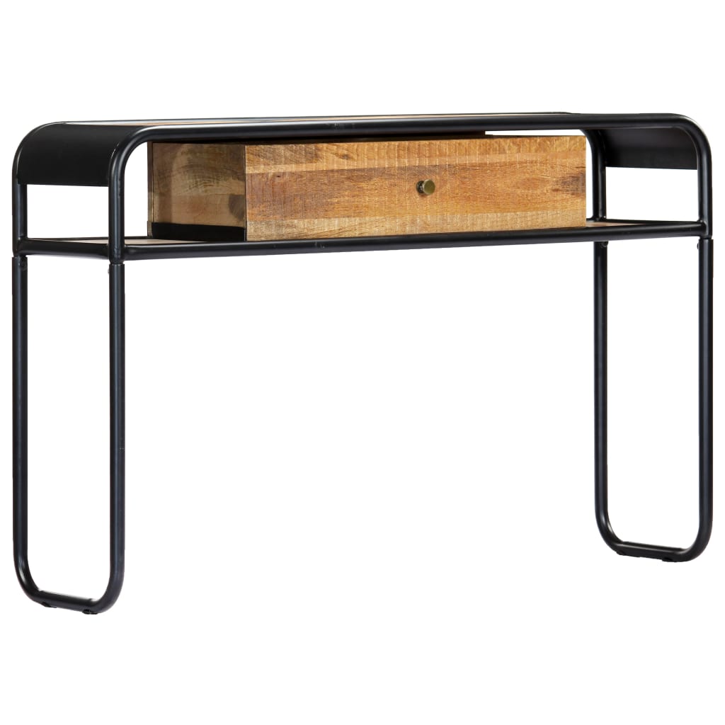konsolbord 118 x 30 x 75 cm massivt mangotræ