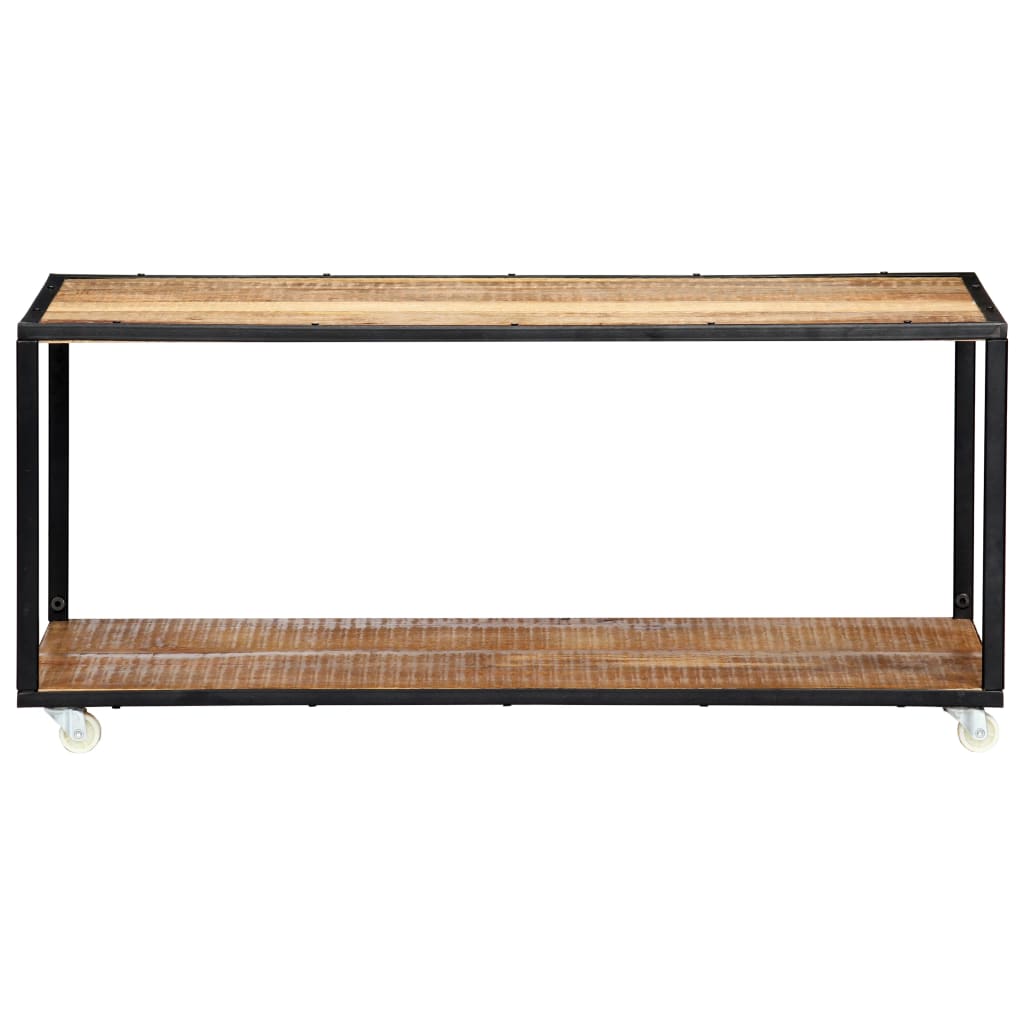 sofabord 90x50x40 cm massivt genbrugstræ