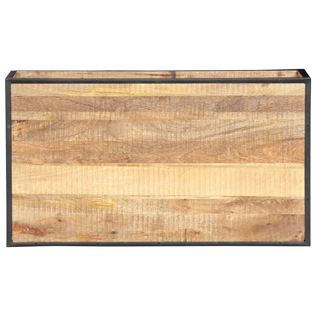 sofabord 90x50x40 cm massivt genbrugstræ
