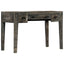 skrivebord 110 x 50 x 75 cm massivt mangotræ sort