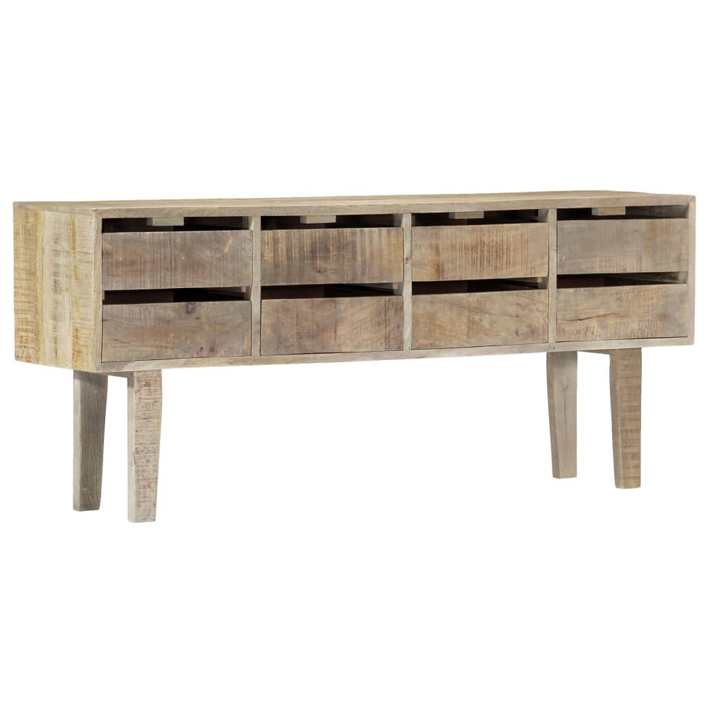 skænk 140 x 30 x 60 cm massivt mangotræ