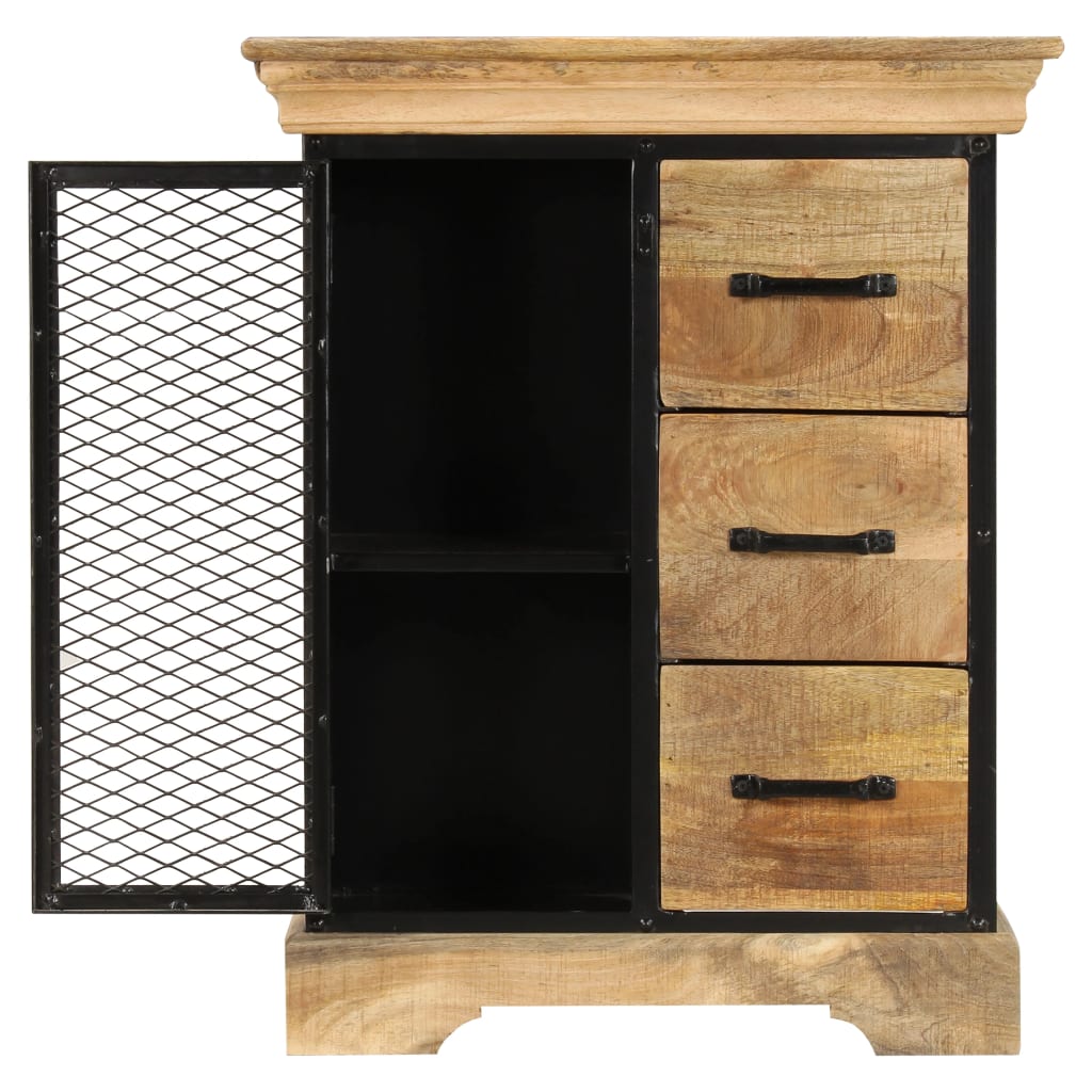 skænk 60x30x75 cm massivt mangotræ