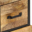 skænk 60x30x75 cm massivt mangotræ