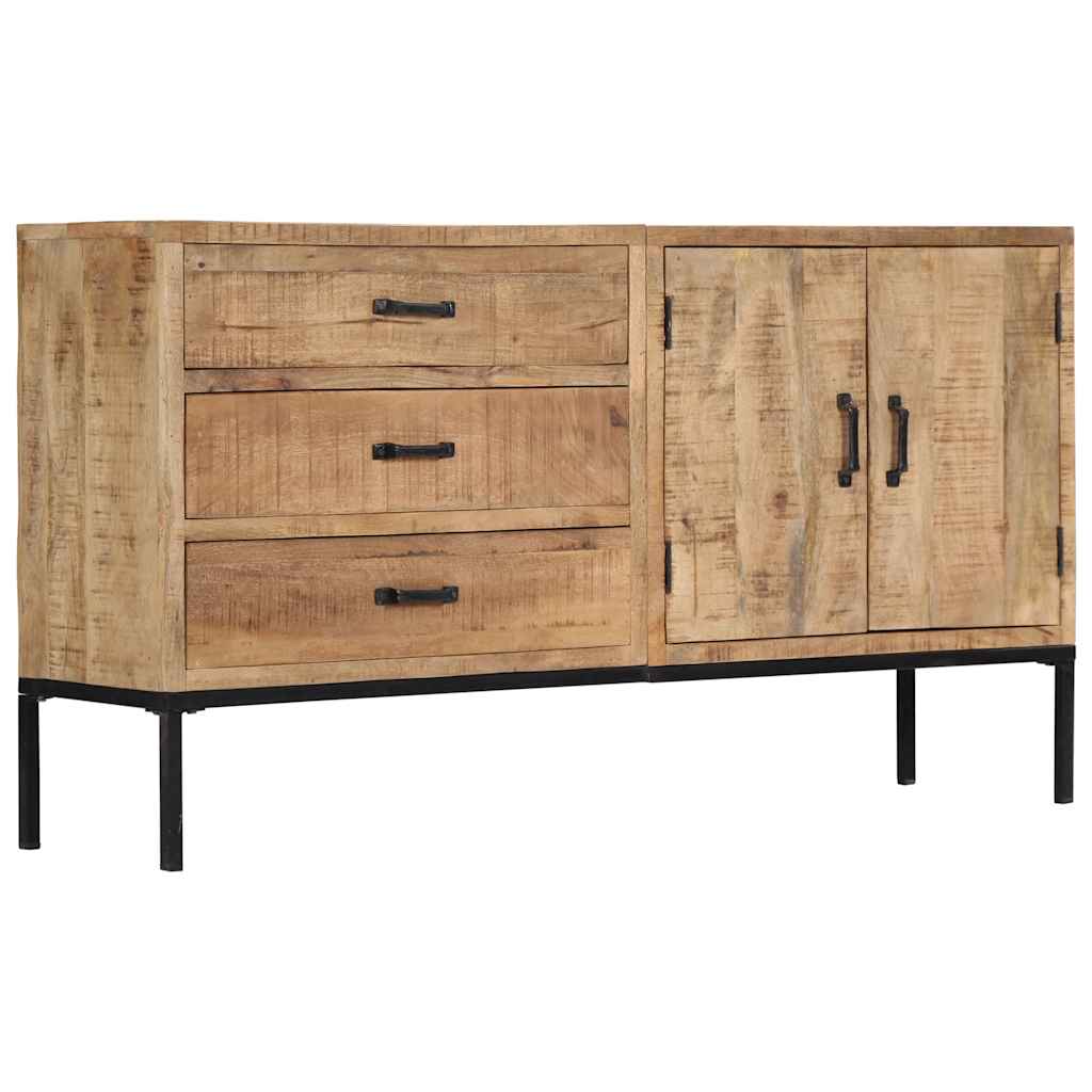 skænk 140x35x75 cm massivt mangotræ