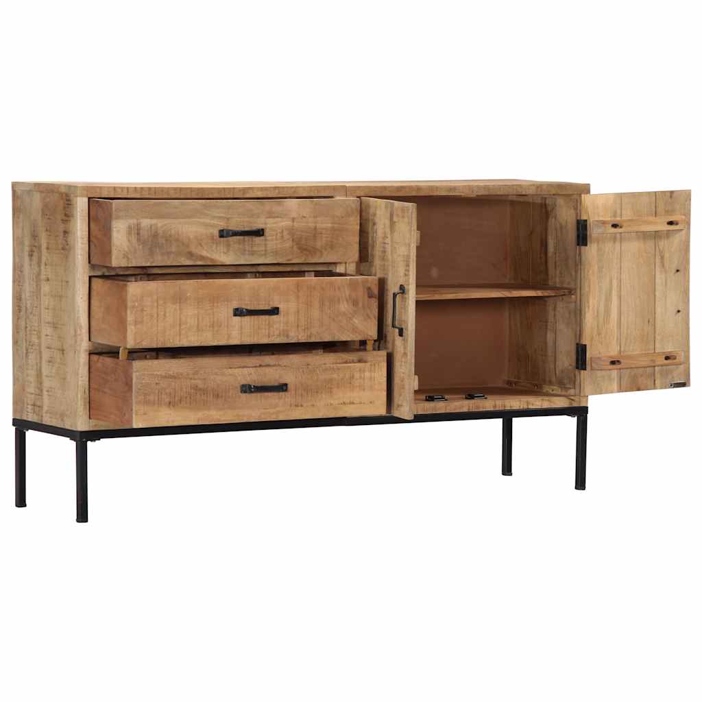skænk 140x35x75 cm massivt mangotræ