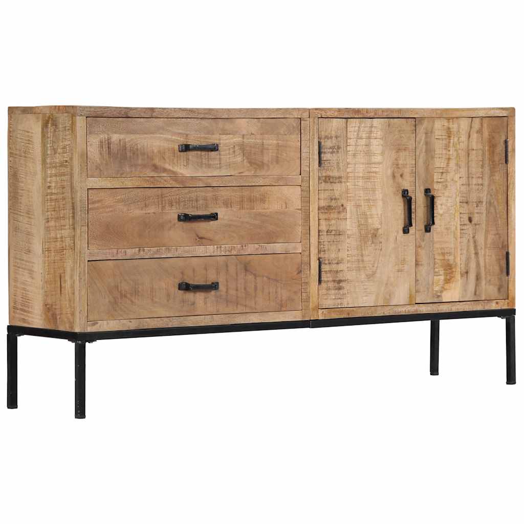 skænk 140x35x75 cm massivt mangotræ