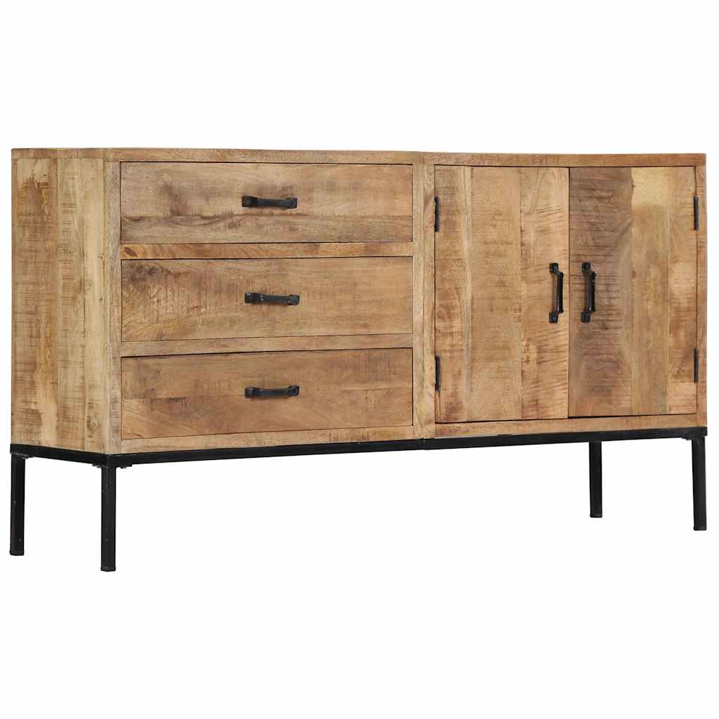 skænk 140x35x75 cm massivt mangotræ