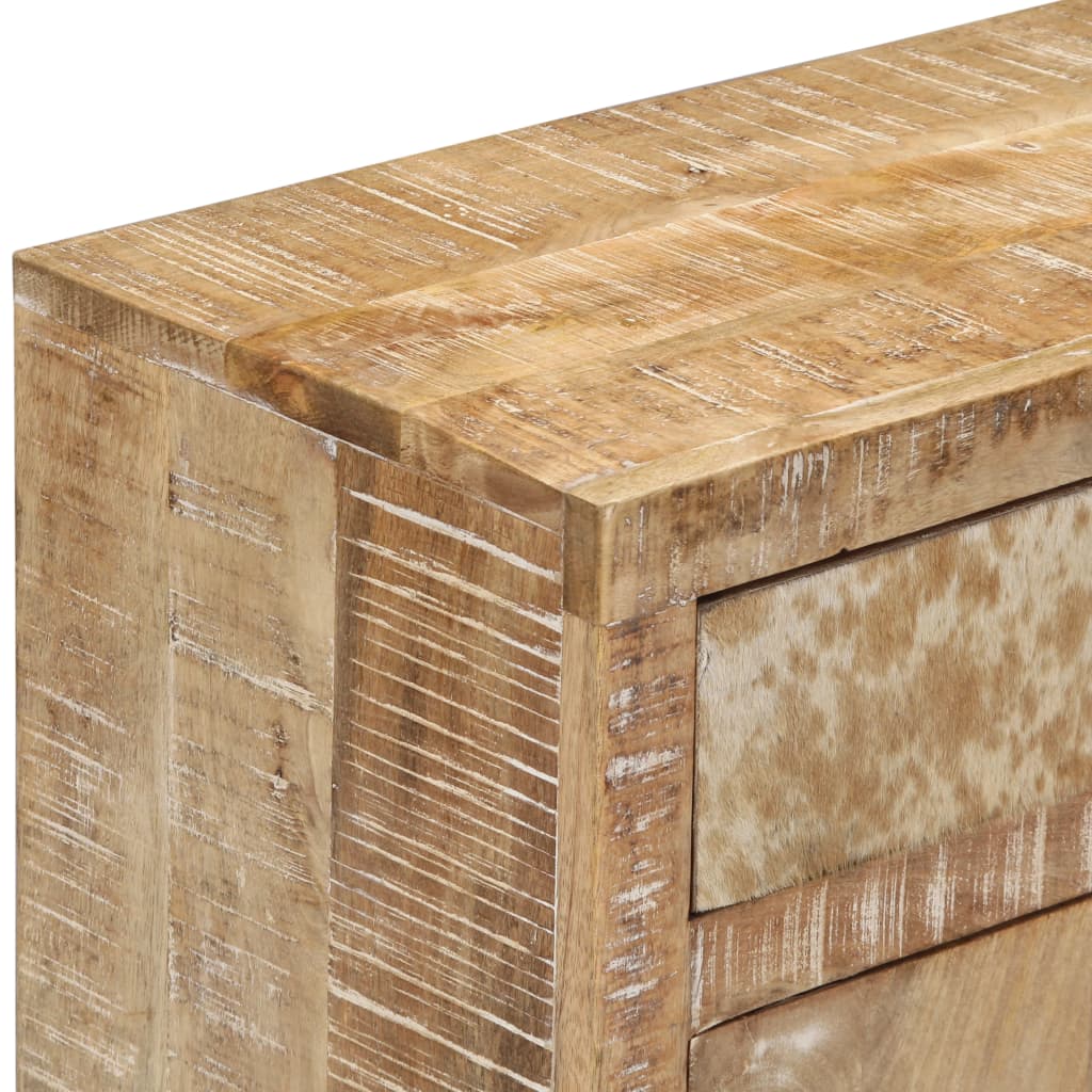 skænk 60x30x75 cm massivt mangotræ