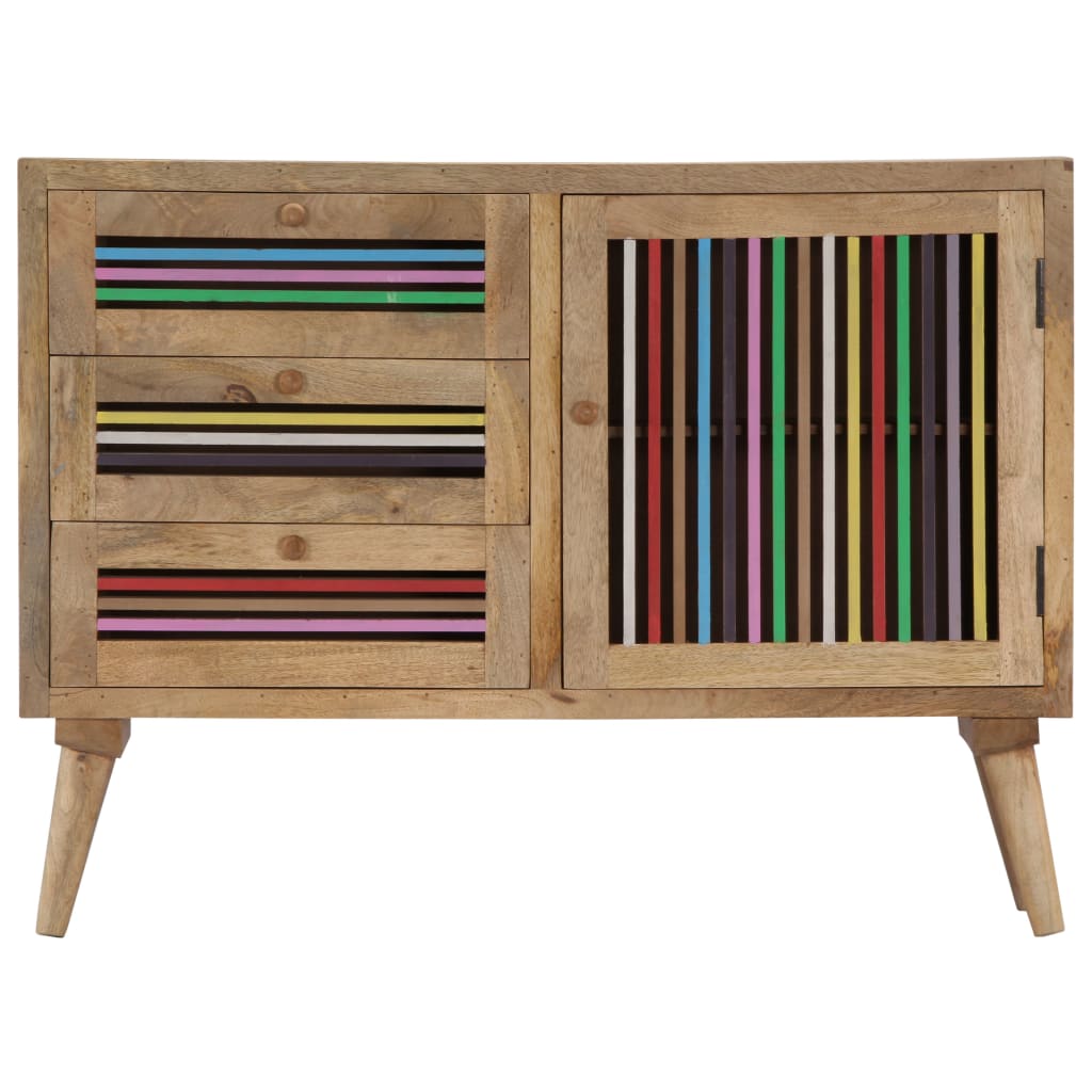 skænk 100x30x75 cm massivt mangotræ