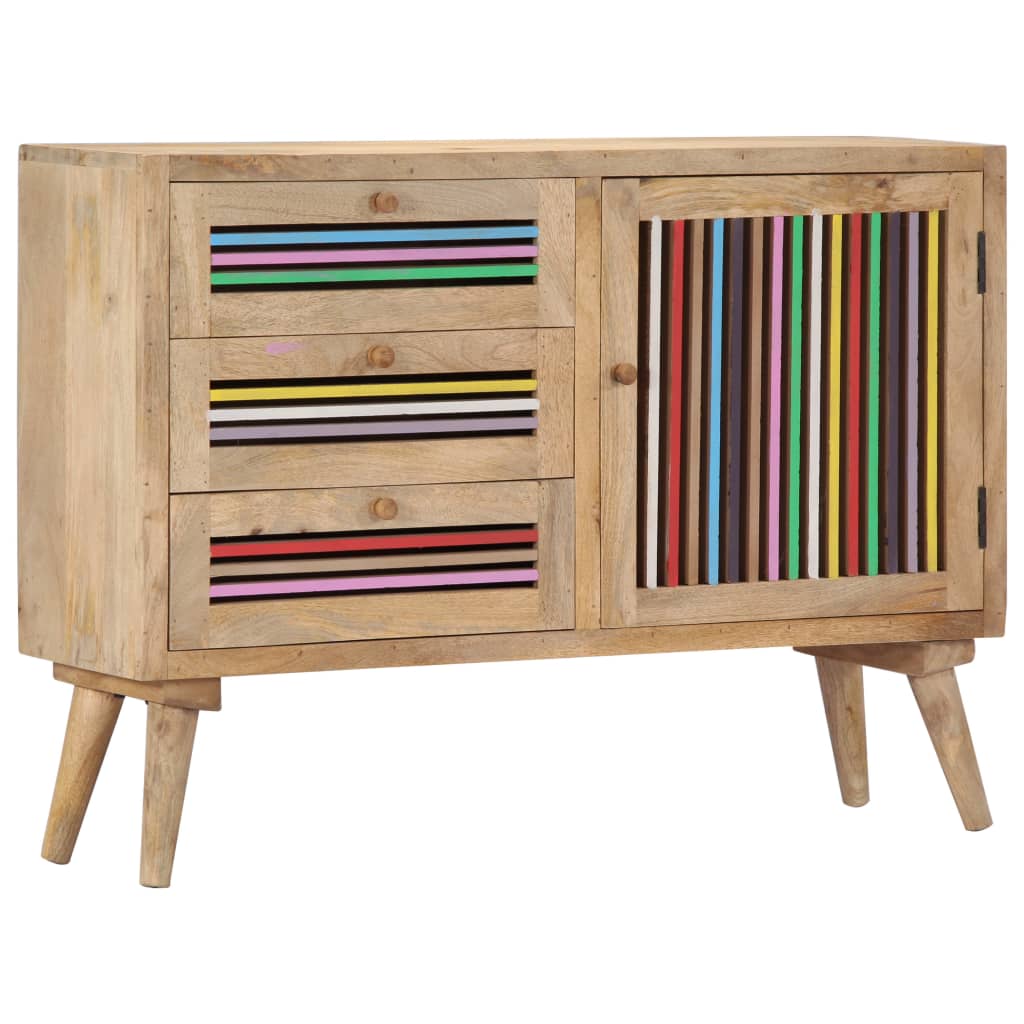 skænk 100x30x75 cm massivt mangotræ