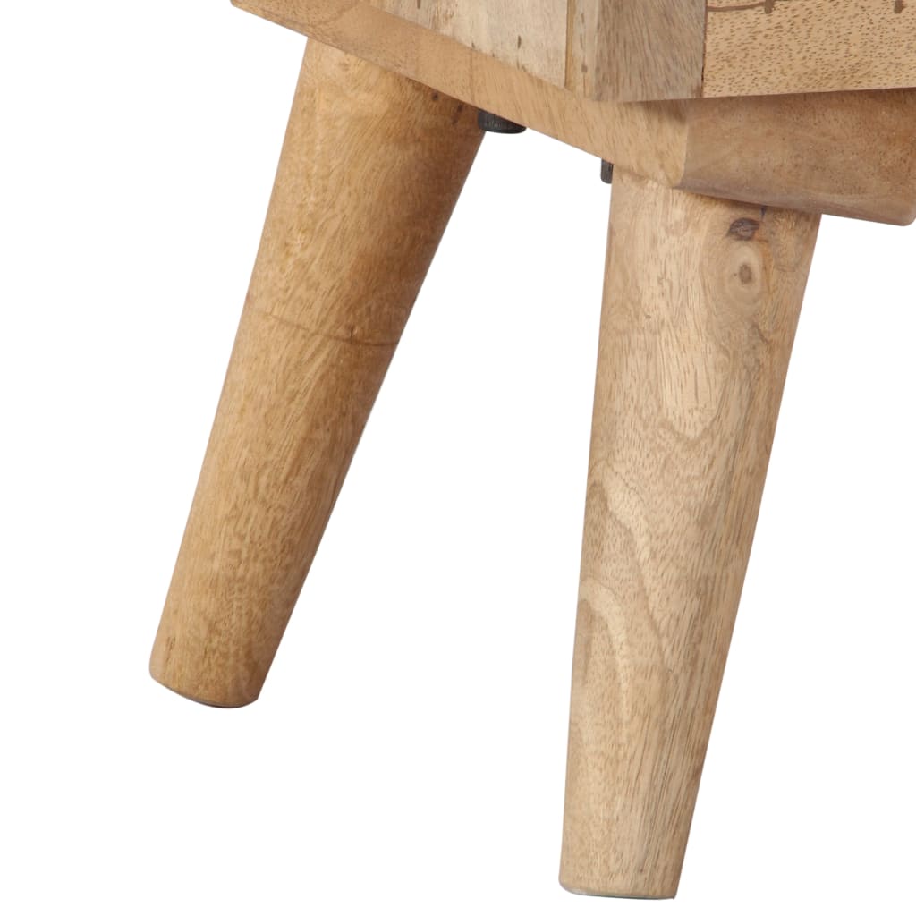 skænk 100x30x75 cm massivt mangotræ