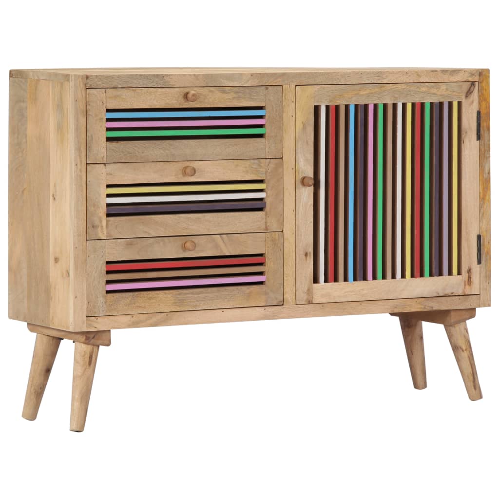 skænk 100x30x75 cm massivt mangotræ
