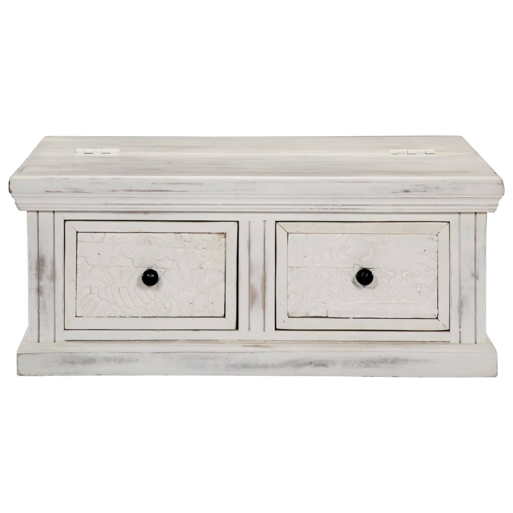 sofabord 70x70x30 cm massivt mangotræ
