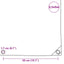presenning 650 g/m² 3,5 x 5 m hvid