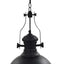 loftlampe rund E27 sort