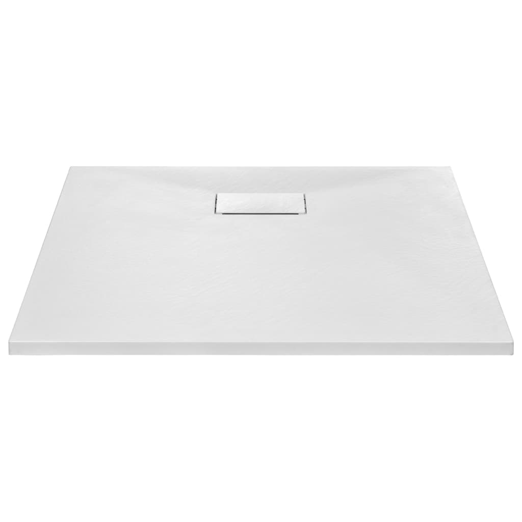 brusekar SMC 90 x 90 cm hvid